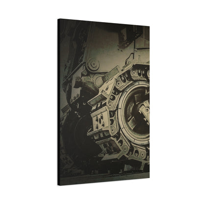 D11 Track Action | Triptych | Left Panel | Unframed