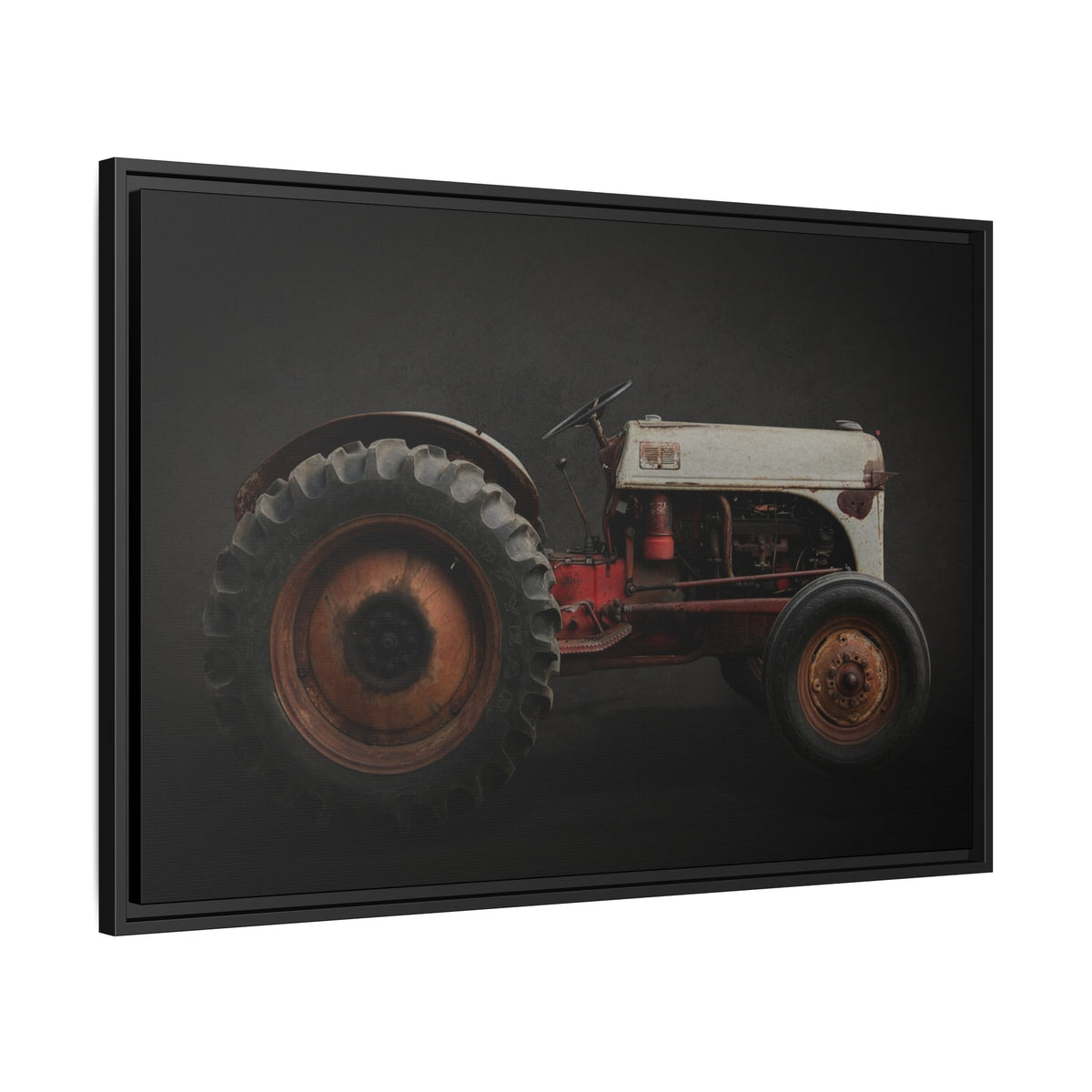 Vintage Ford 8N Tractor Photo Wall Art on Canvas