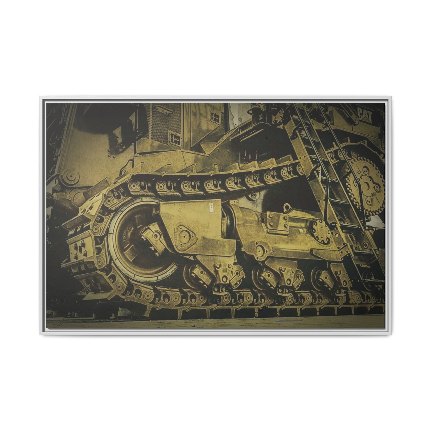 Big D11 Dozer Detail | Photo Art on Framed Canvas