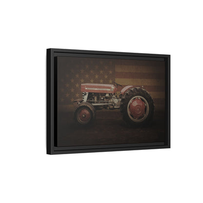 Patriotic Massey 135 | Framed Wall Art on Stretched Canvas