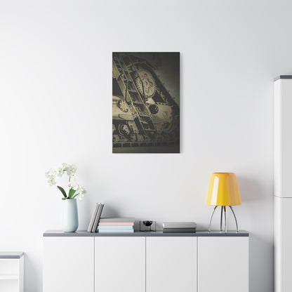 D11 Track Action | Triptych | Right Panel | Unframed