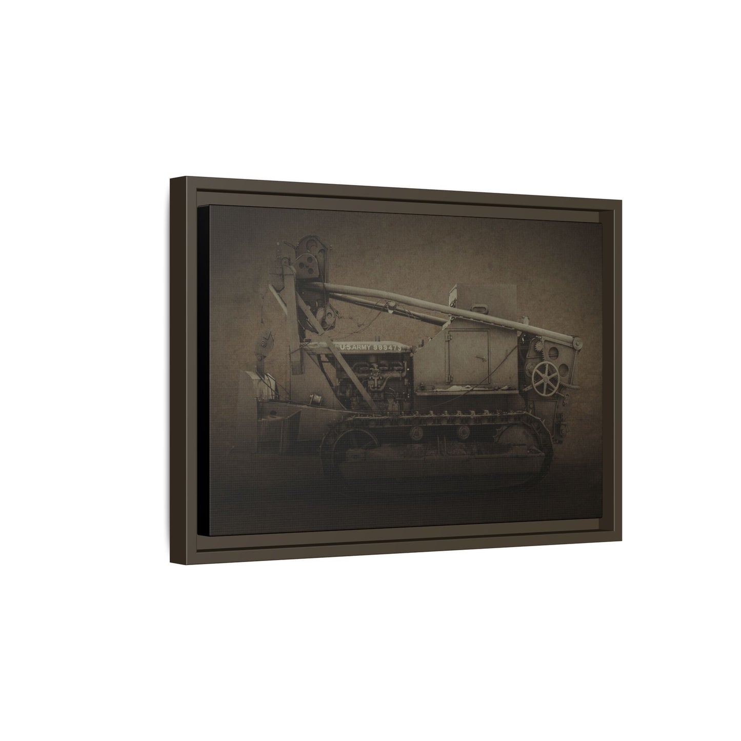Vintage Military  D7 Diesel Ten | Photo Wall Art on Canvas