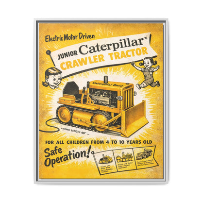 Junior Crawler Vintage Advertisement Art | Framed Wall Art on Canvas