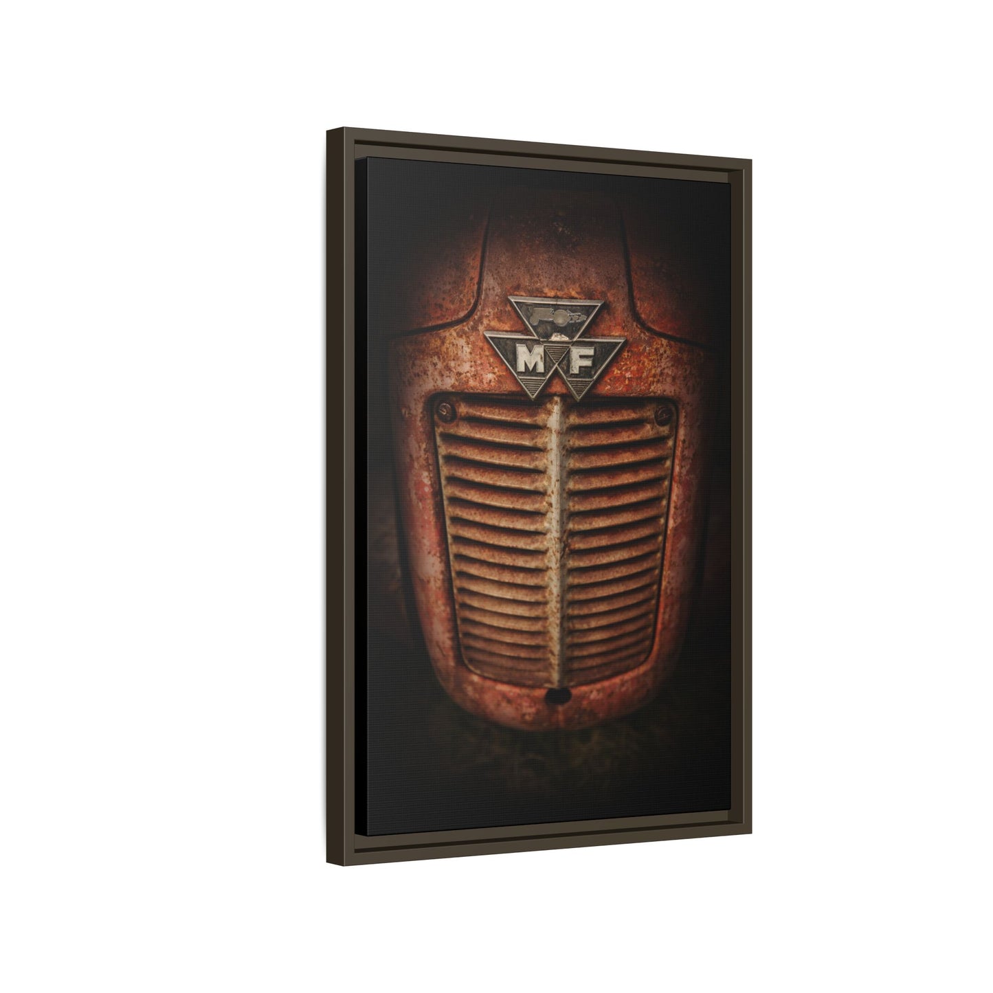 Vintage Rusty Massey Grill on Canvas
