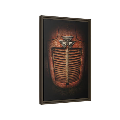 Vintage Rusty Massey Grill on Canvas