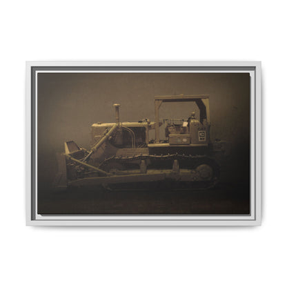 Classic D7 Dozer | Framed Wall Art on Stretched Canvas
