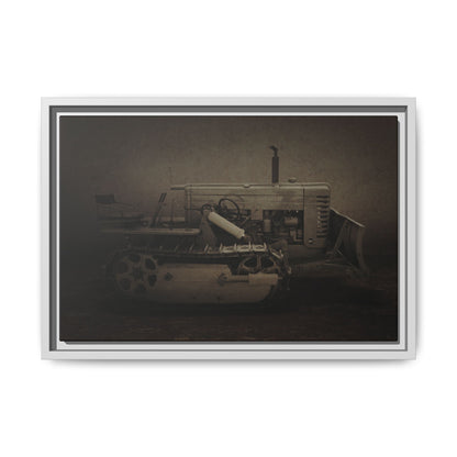 Vintage John Deere MC | Framed Wall Art on Stretched Canvas