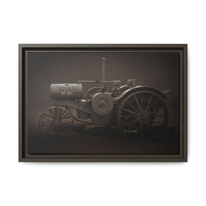 Vintage International Titan 10-20 Tractor | Framed Wall Art on Stretched Canvas