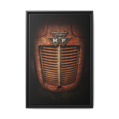 Vintage Rusty Massey Grill on Canvas