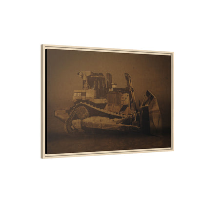 Classic Crawler D10T Photo Wall Art on Canvas