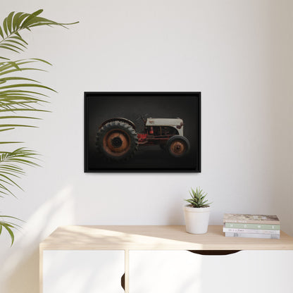 Vintage Ford 8N Tractor Photo Wall Art on Canvas