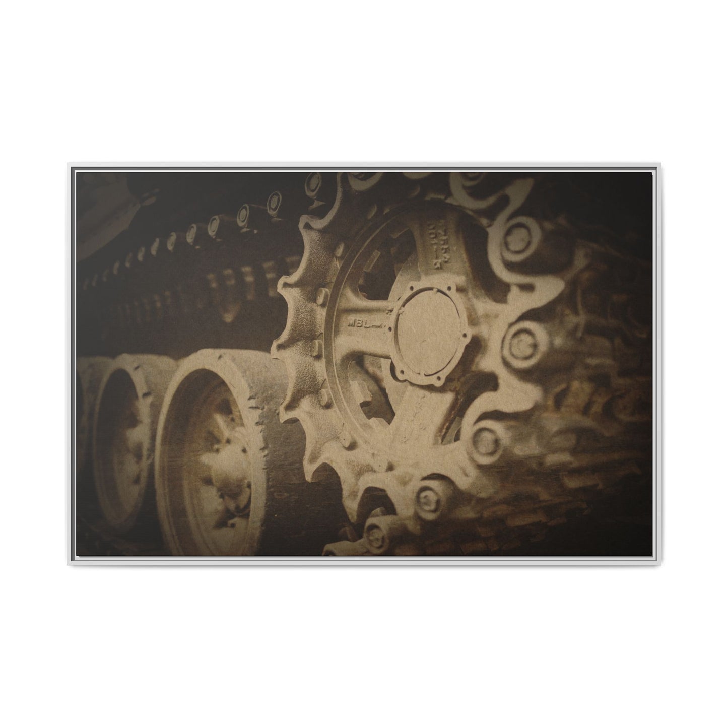 Weathered Crawler CloseUp | Framed Wall Art on Stretched Canvas