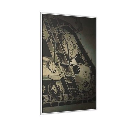 D11 Track Action | Triptych | Right Panel | Framed