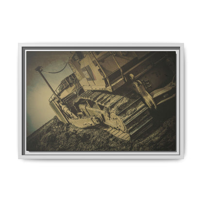 D7E Pushing Incline  | Photo Art on Framed Canvas