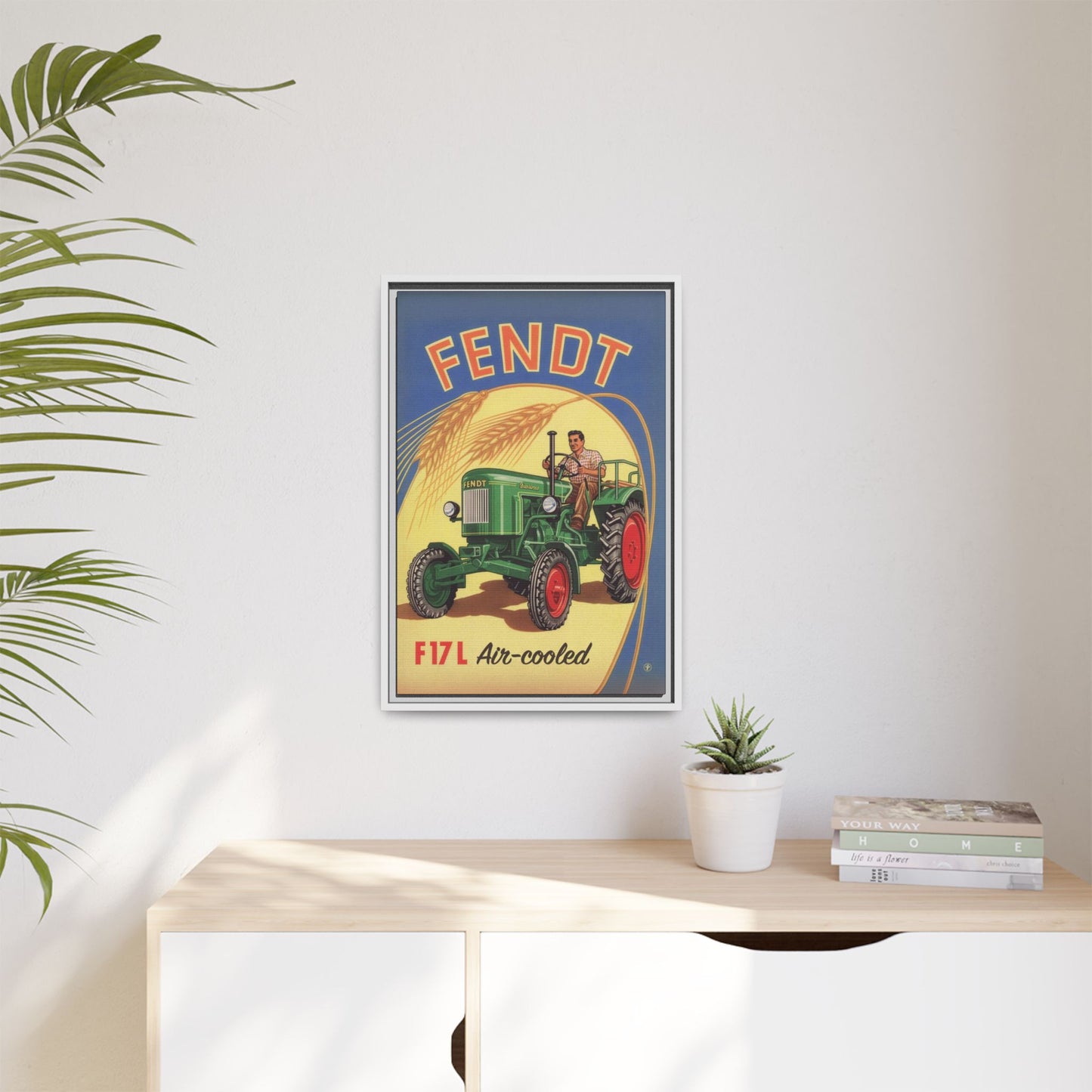 Vintage Fendt 12HP Advertisement | Wall Art on Framed Canvas