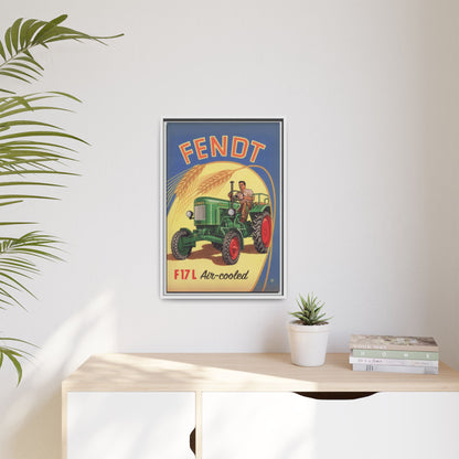 Vintage Fendt 12HP Advertisement | Wall Art on Framed Canvas