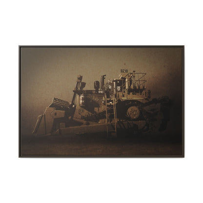 Classic D10Z Dozer | Framed Wall Art on Stretched Canvas