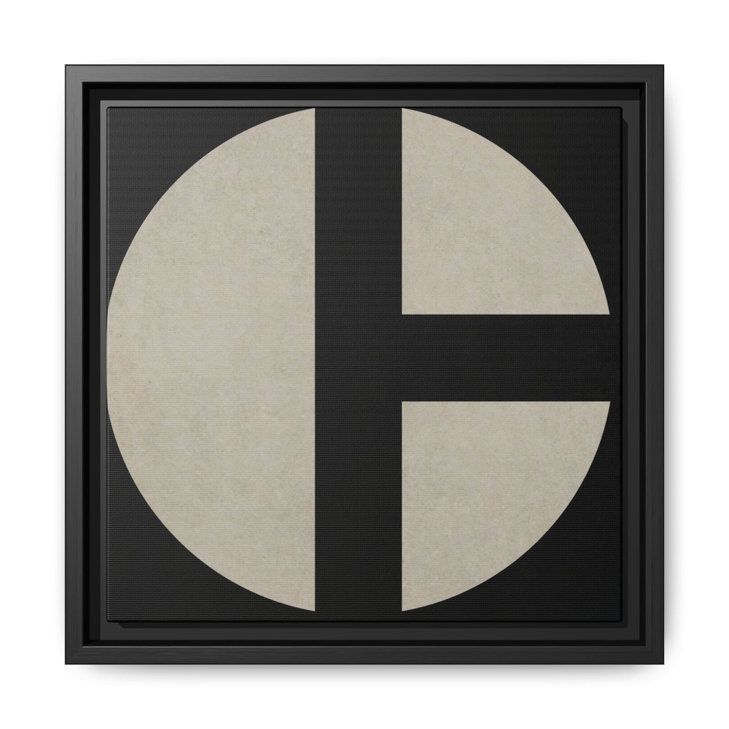 C Moon - CLEAN  | Framed Wall Art on Stretched Canvas