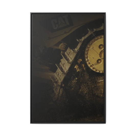 D6 Undercarriage Closeup Triptych| Framed | Left Panel