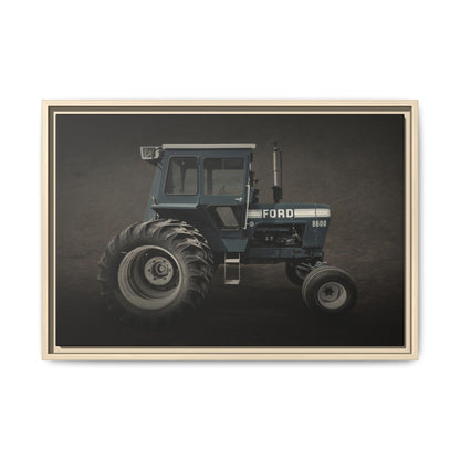 Vintage Ford 8600 Tractor Photo Wall Art on Canvas