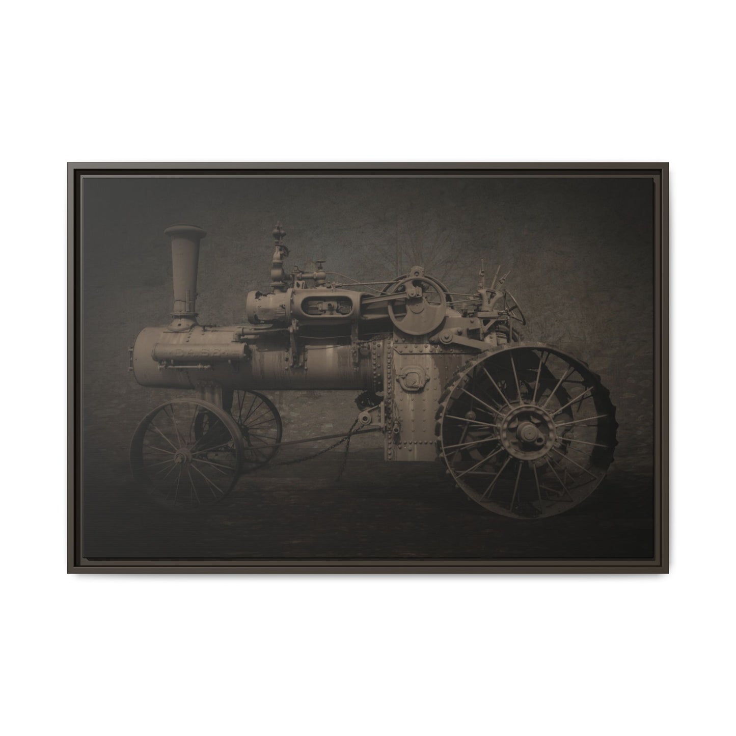 Vintage CASE 65 HP Tractor Photo Wall Art on Canvas