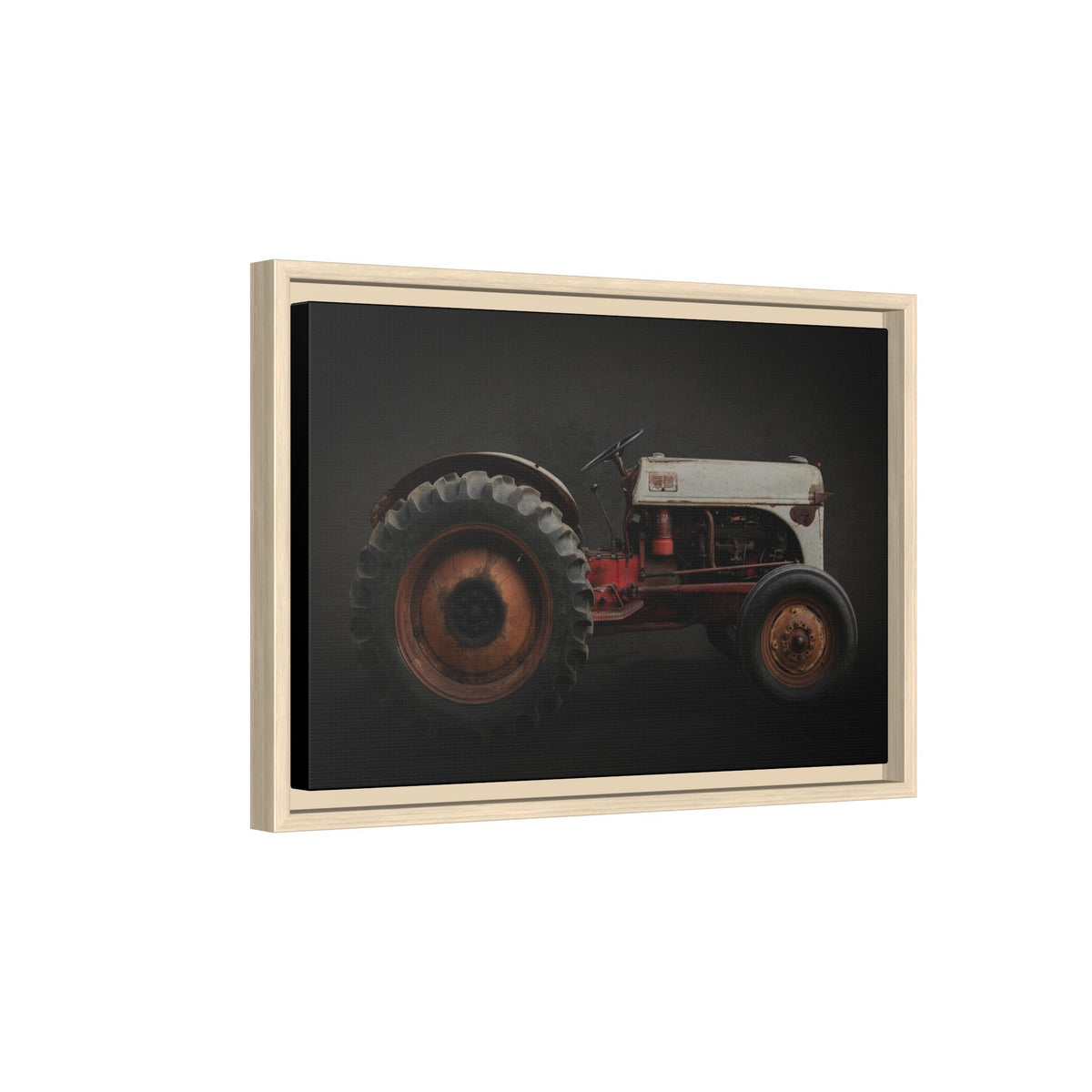 Vintage Ford 8N Tractor Photo Wall Art on Canvas
