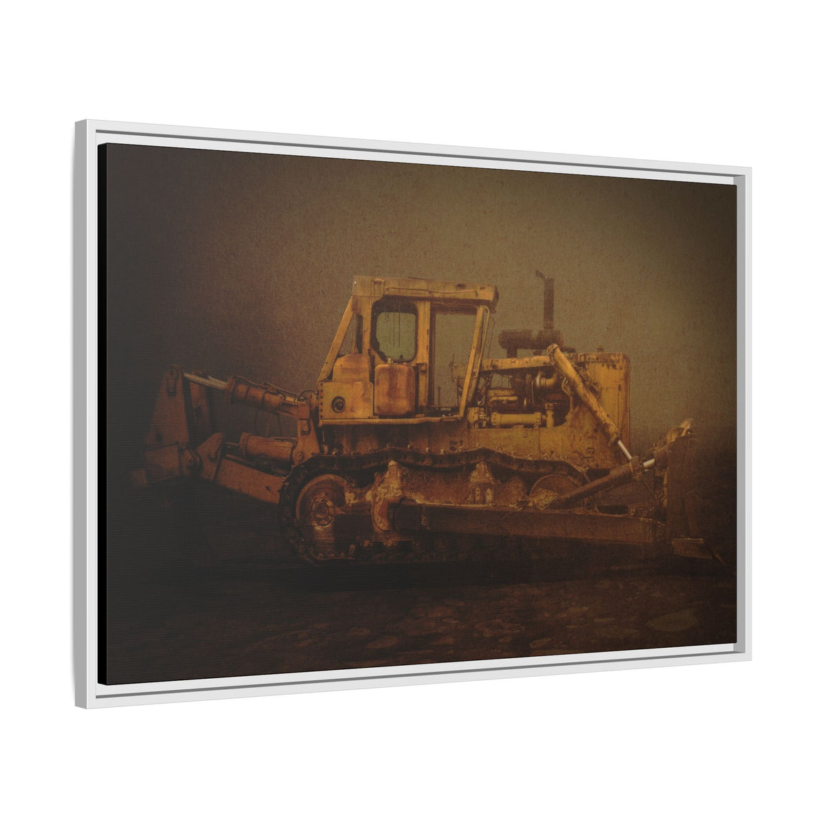 Classic D8 Dozer | Framed Wall Art on Stretched Canvas
