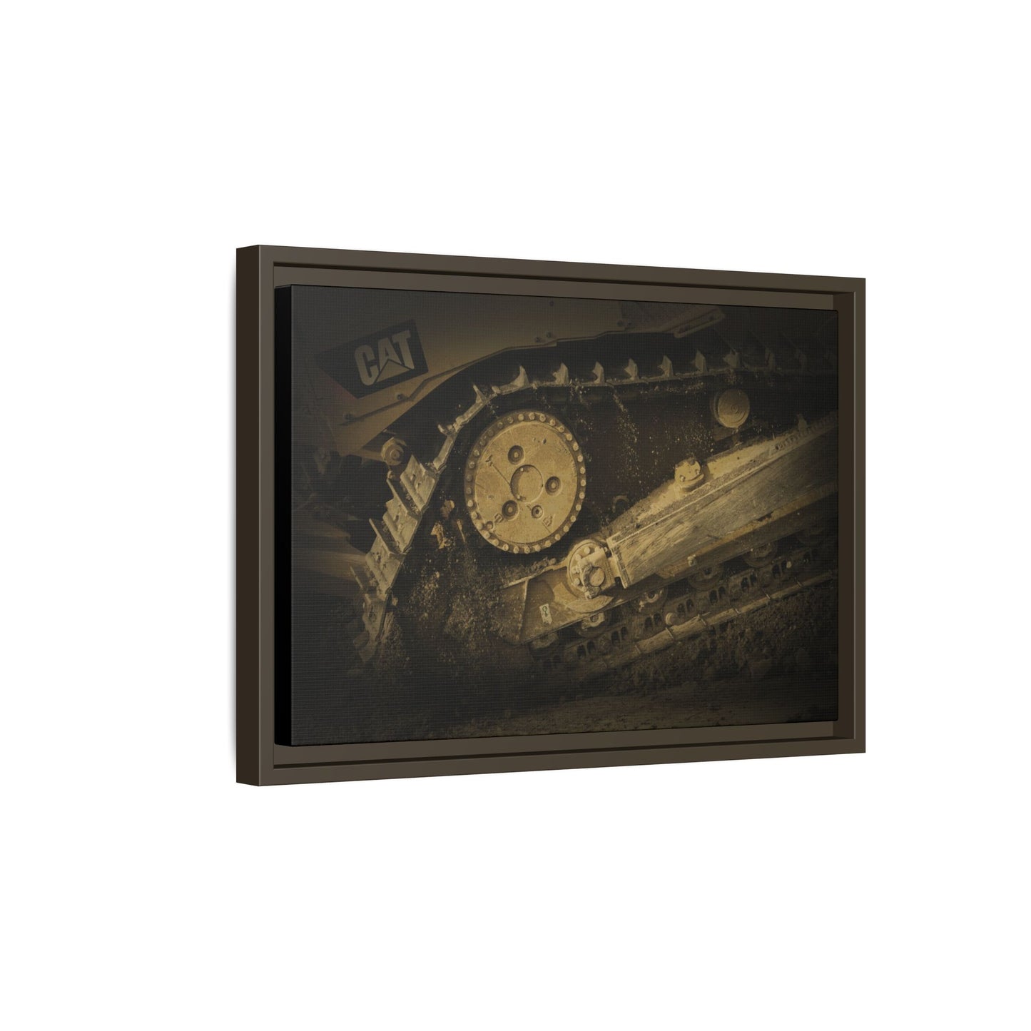 Dozer Track Detail | Photo Art on Framed Canvas