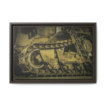 Big D11 Dozer Detail | Photo Art on Framed Canvas