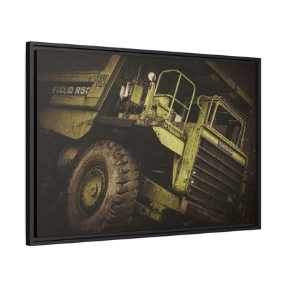 Classic Euclid Hauler Action | Framed Wall Art on Stretched Canvas