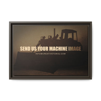 Personalized Machine Art | Framed Photo Wall Art on Canvas