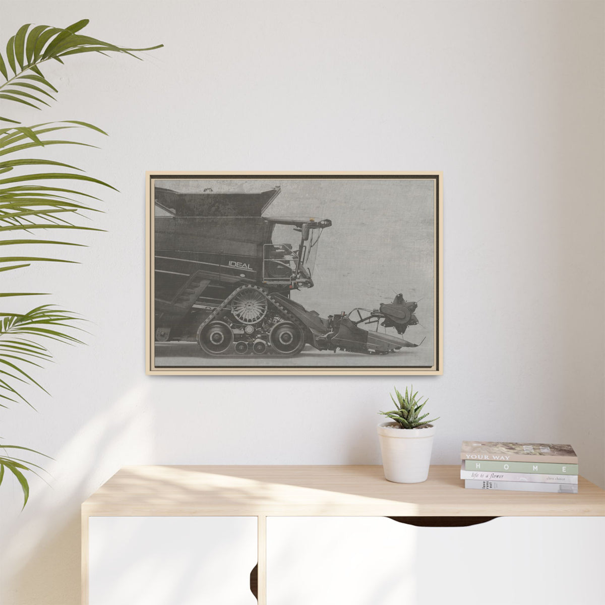 Fendt Ideal Side View | Framed Photo Wall Art on Canvas
