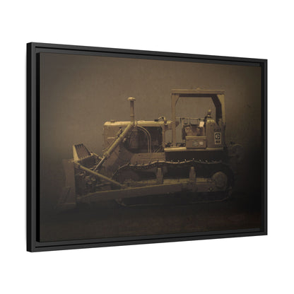 Classic D7 Dozer | Framed Wall Art on Stretched Canvas