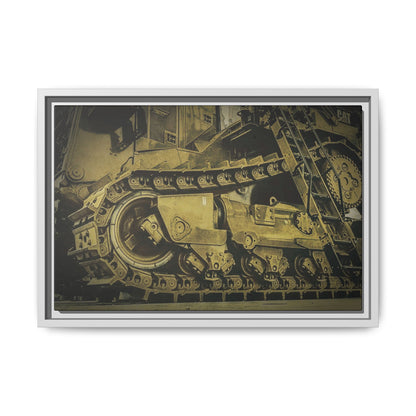 Big D11 Dozer Detail | Photo Art on Framed Canvas