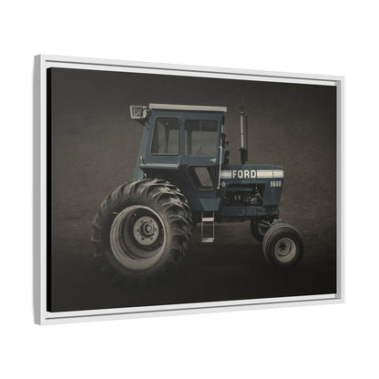 Vintage Ford 8600 Tractor Photo Wall Art on Canvas