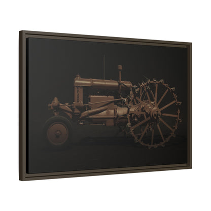 Vintage Ford Fordson Steel Wheel Photo Wall Art on Framed Canvas