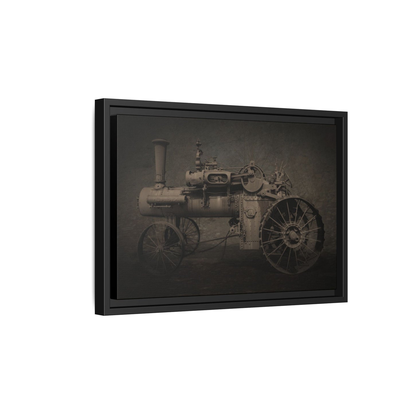 Vintage CASE 65 HP Tractor Photo Wall Art on Canvas