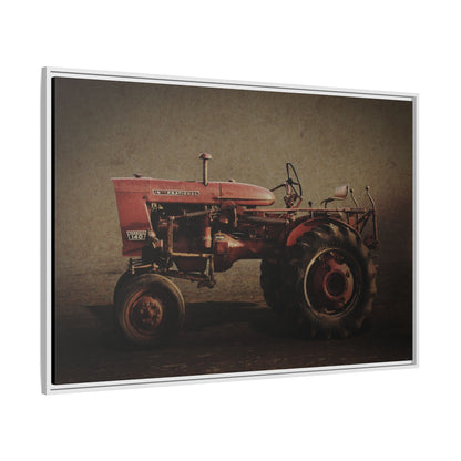 Vintage Farmall Model 140 Tractor | Framed Wall Art on Stretched Canvas
