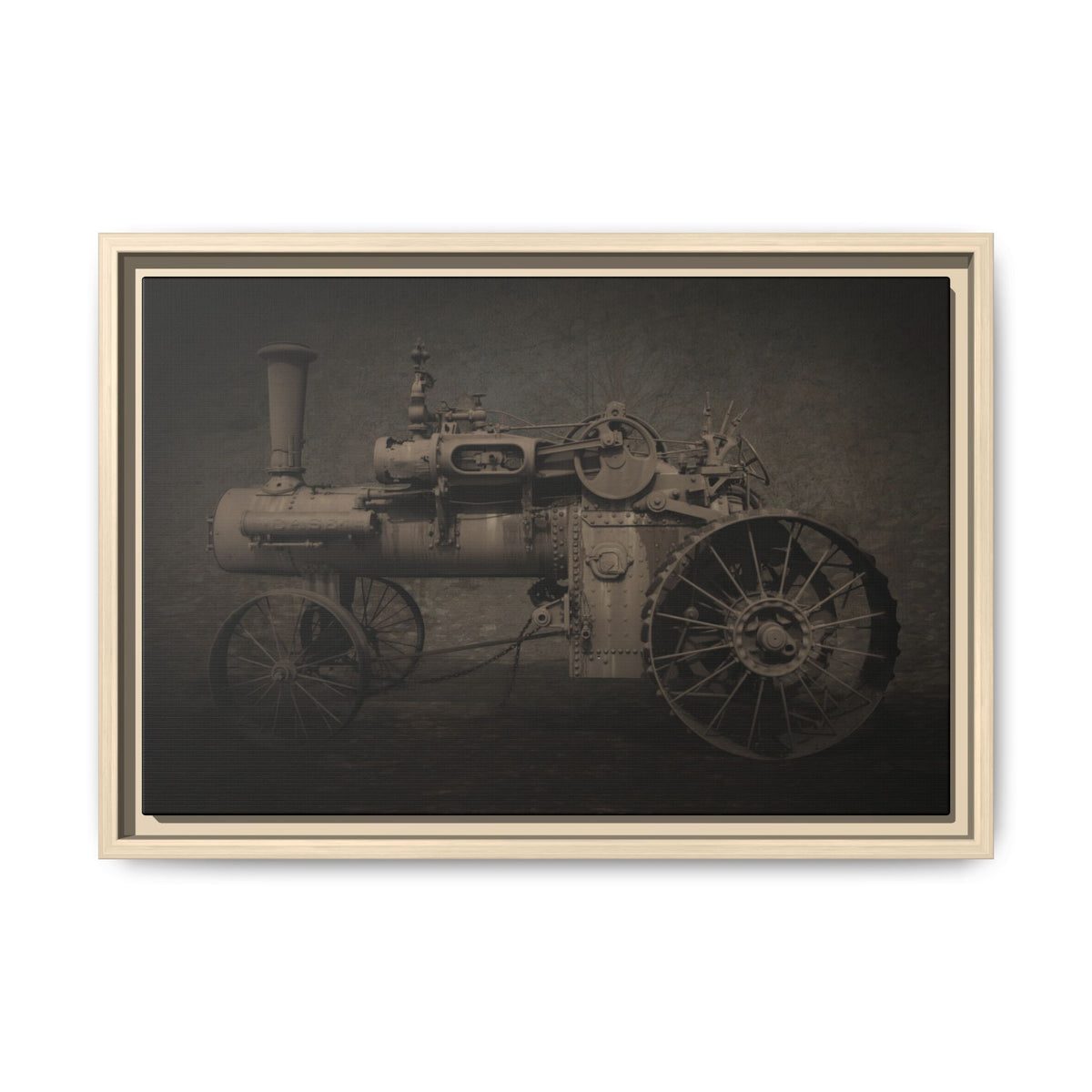 Vintage CASE 65 HP Tractor Photo Wall Art on Canvas