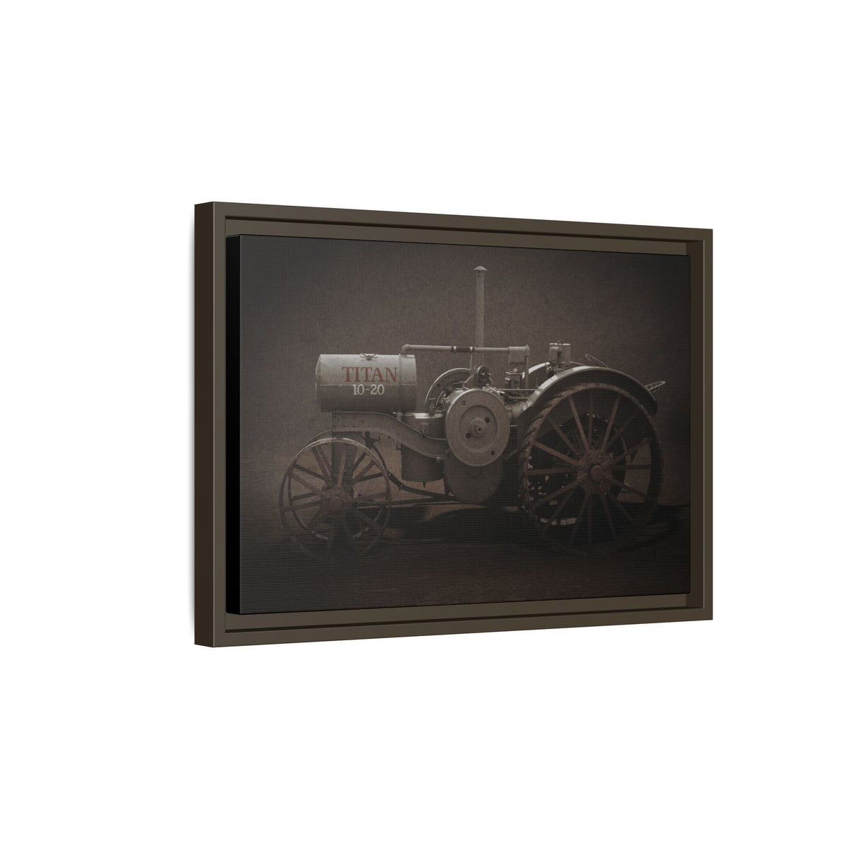 Vintage International Titan 10-20 Tractor | Framed Wall Art on Stretched Canvas