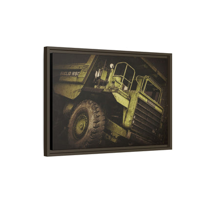 Classic Euclid Hauler Action | Framed Wall Art on Stretched Canvas