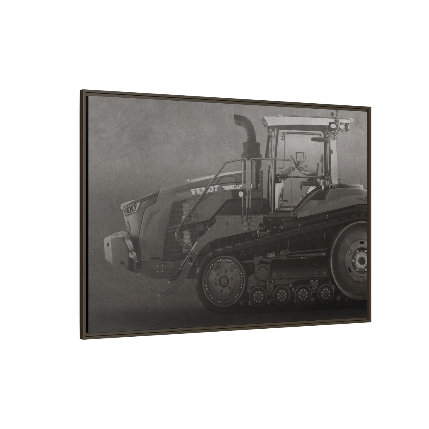 Fendt 110 Track Side View | Framed Photo Wall Art on Canvas