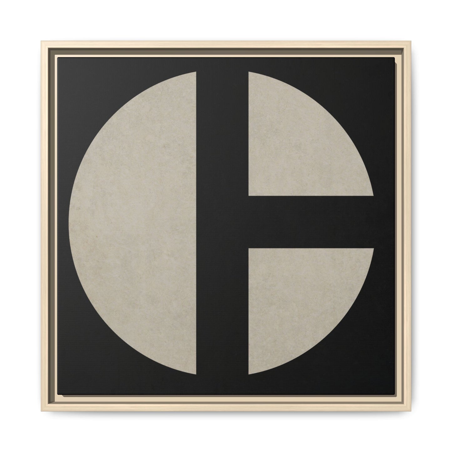 C Moon - CLEAN  | Framed Wall Art on Stretched Canvas
