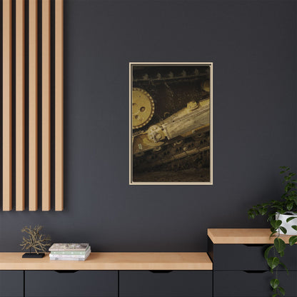 D6 Undercarriage Closeup Triptych| Framed | Right Panel