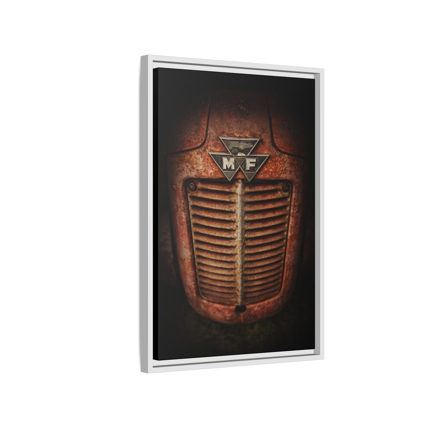 Vintage Rusty Massey Grill on Canvas