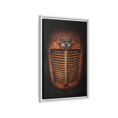 Vintage Rusty Massey Grill on Canvas