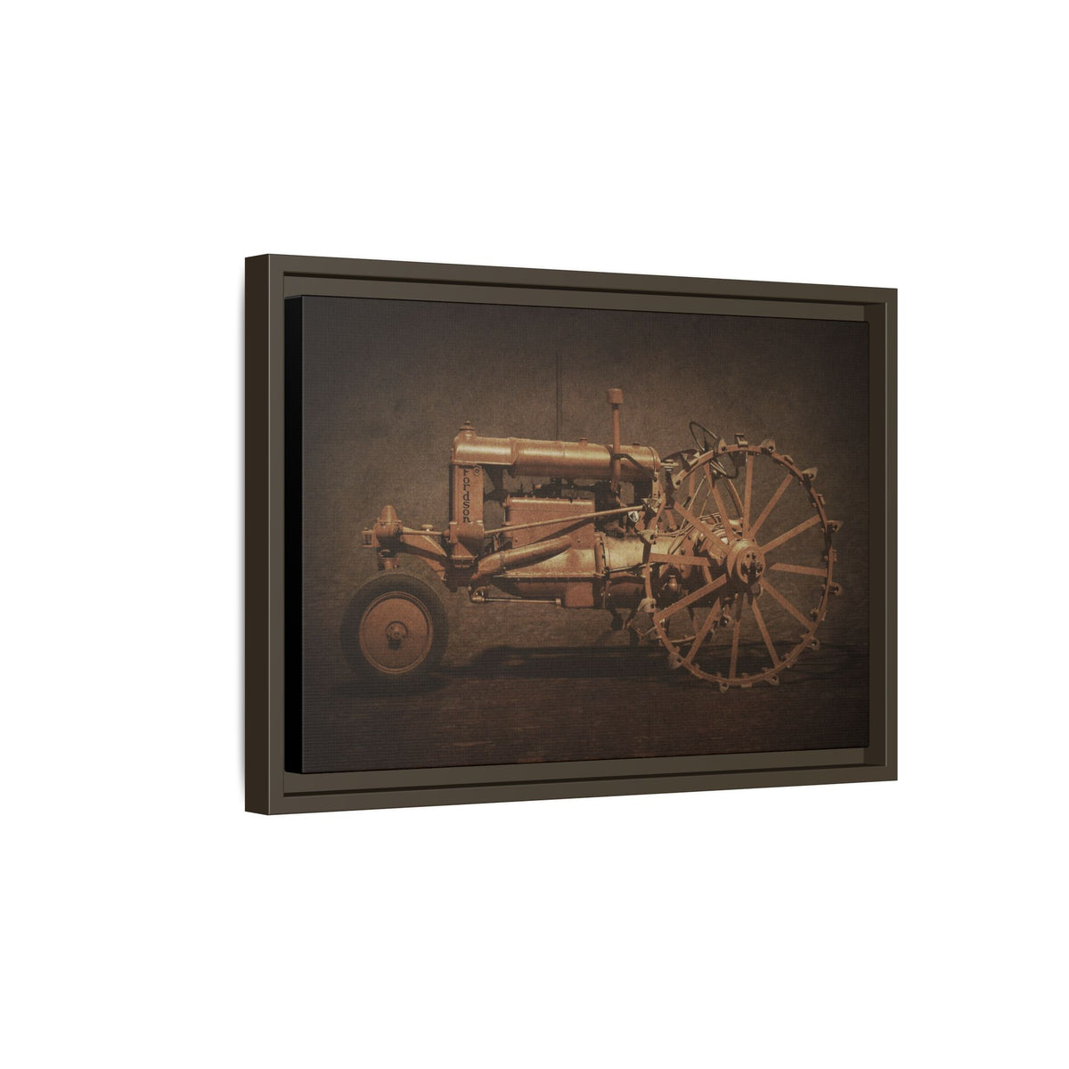 Vintage Ford Fordson Steel Wheel | Wall Art on Framed Canvas