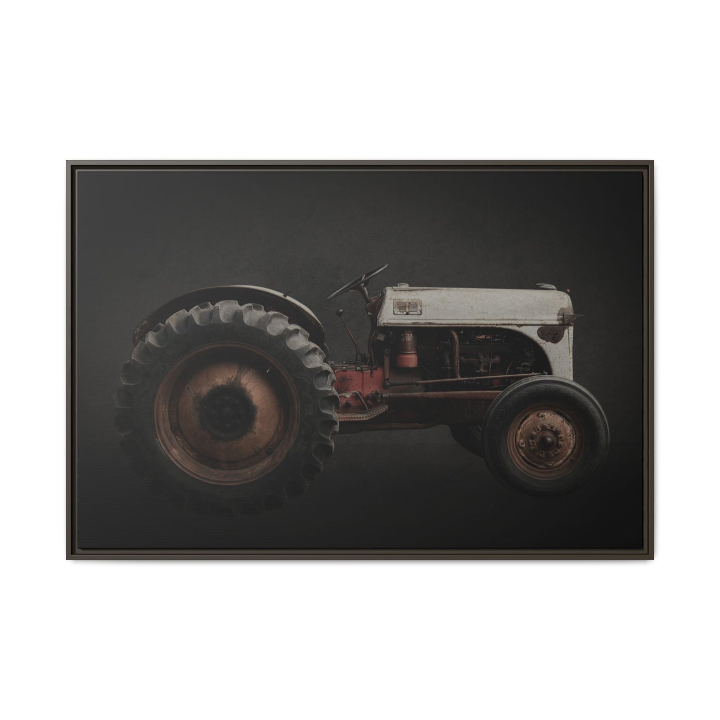 Vintage Ford 8N Tractor Photo Wall Art on Canvas