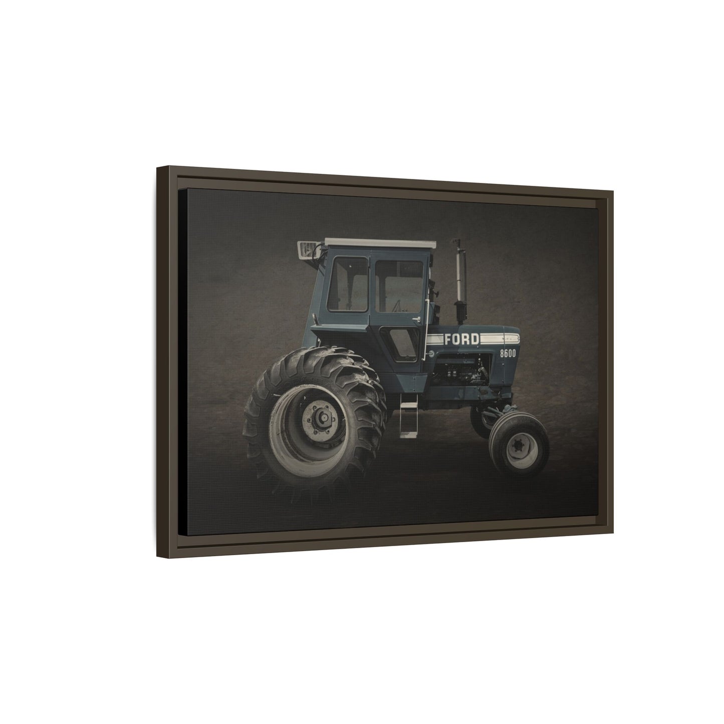 Vintage Ford 8600 Tractor Photo Wall Art on Canvas