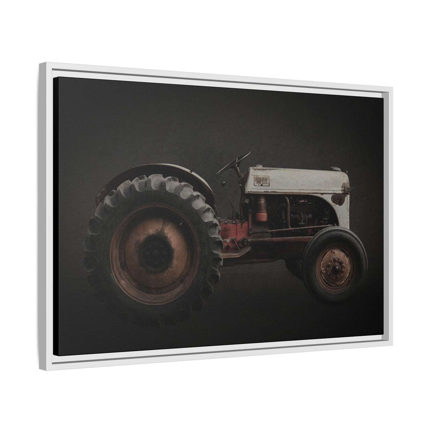 Vintage Ford 8N Tractor Photo Wall Art on Canvas